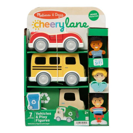Melissa & Doug Cheery Lane Vehicle Playset