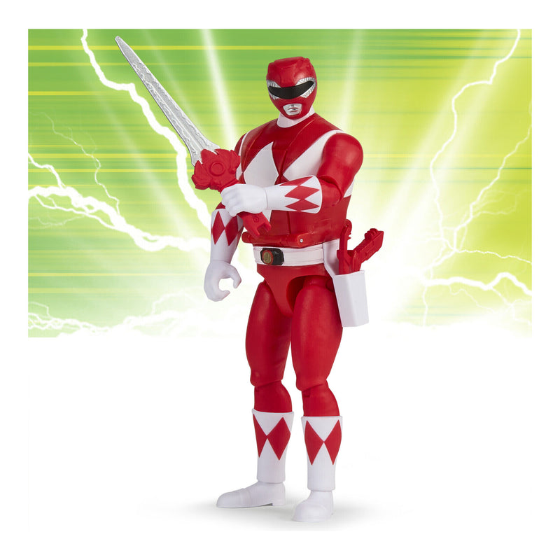 Mighty Morphin Power Rangers Auto Morphin Figure - Red Ranger