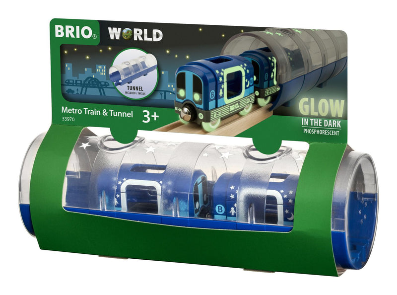 Brio Tunnel & Glow in the Dark Metro Train - Image