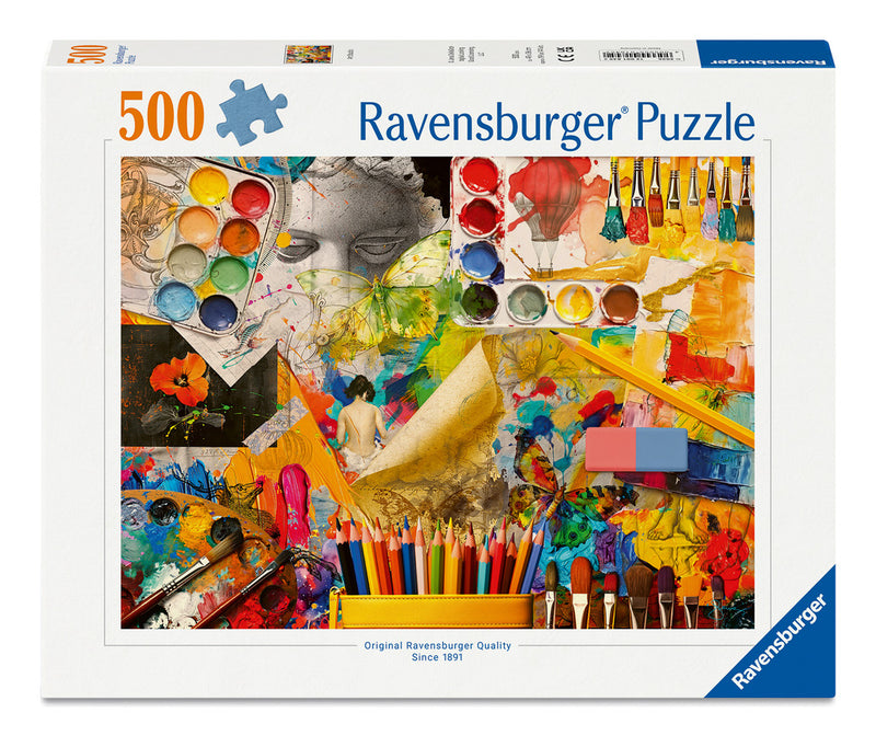 Art Studio 500 Piece Jigsaw Puzzle