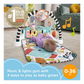 Fisher Price Glow and Grow Kick and Play Gym - Blue - Image