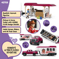 Schleich - Dually Truck w/ big Horse Trailer