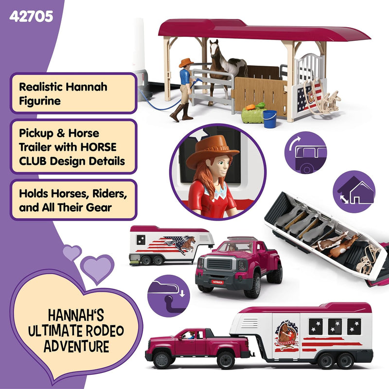 Schleich - Dually Truck w/ big Horse Trailer