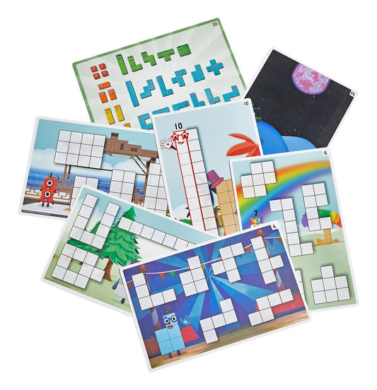 Numberblocks Wooden Building Blocks Activity Set - Image