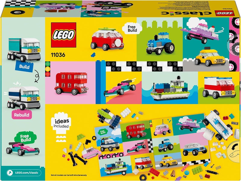 Lego Classic 11036 Creative Vehicles Building Toy for Ages 4 and Up, size reference