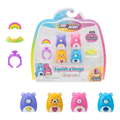 Squishalongs - 4 Fig.Pack (Care Bears Style 2)