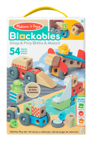 Melissa & Doug Blockables Vehicles Building