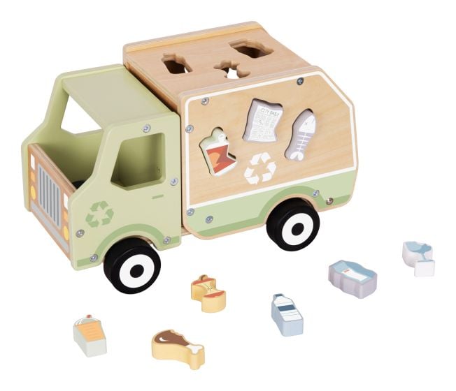 Wooden Garbage Truck