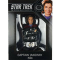Captain Janeway Model Die Cast Bust Figure (Eaglemoss Star Trek The Official Busts Collection), in display