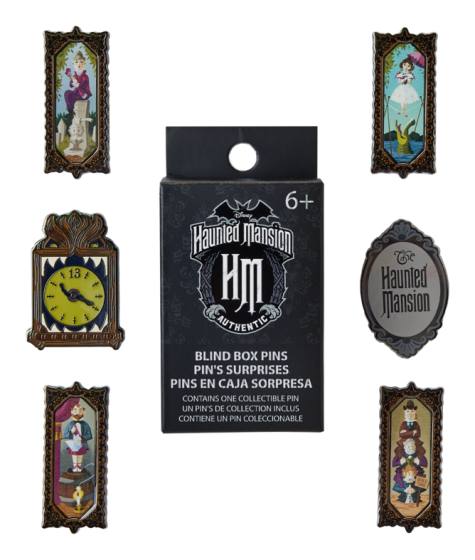 Loungefly Blind Box Enamel Pins Disney Haunted Mansion