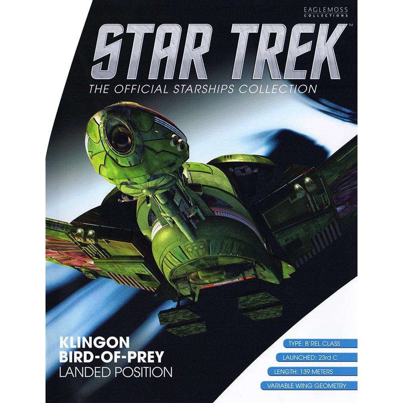 Klingon Bird-of-Prey (Landed Position) BONUS ISSUE Model Diecast Ship Window Boxed (Eaglemoss / Star Trek), alternate view