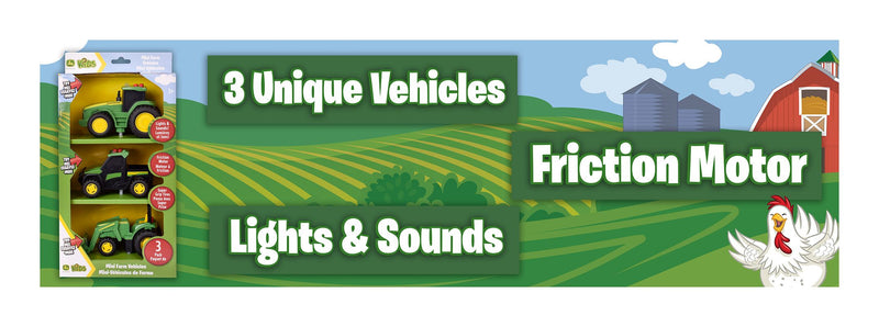 JD L & S Mini Vehicle 3 Pack - Image
