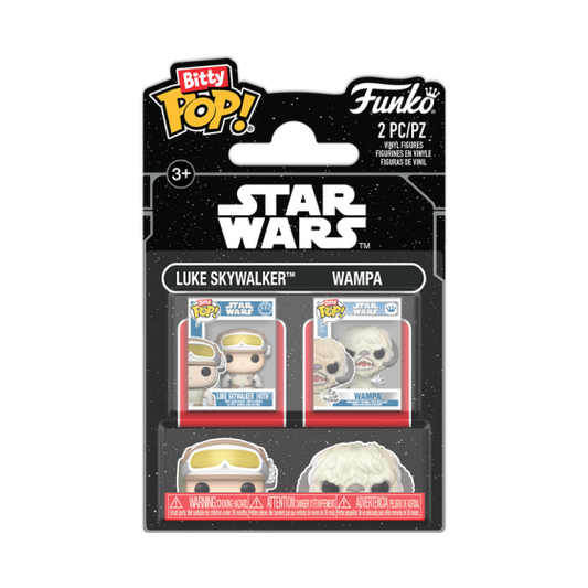 Bitty Pop! Star Wars ESB Luke & Wampa 2 Pack