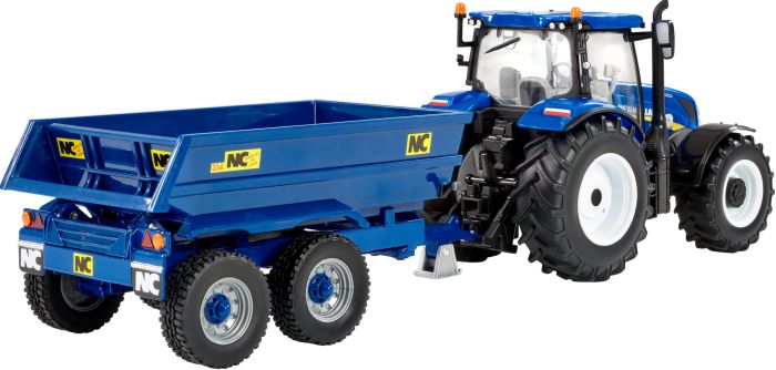 New Holland T6 Tractor With Trailer Playset