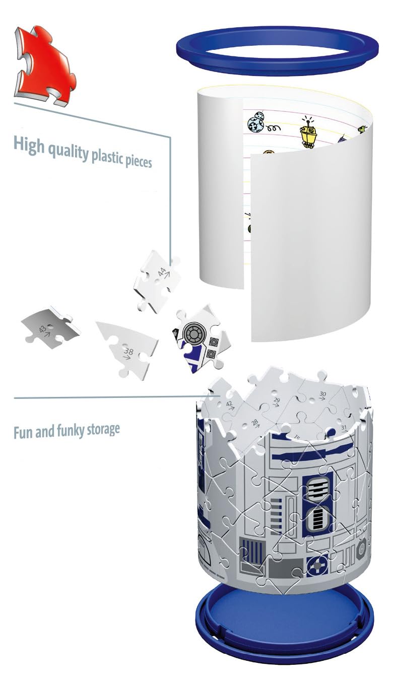 Star Wars R2D2 Pencil Holder 54 Piece 3D Puzzle