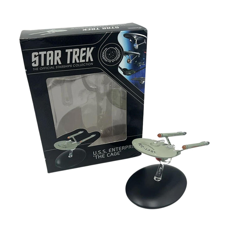 U.S.S. Enterprise NCC-1701 'The Cage' (Pike's Enterprise) Model Diecast Ship BONUS ISSUE (Eaglemoss / Star Tr, packaging shot