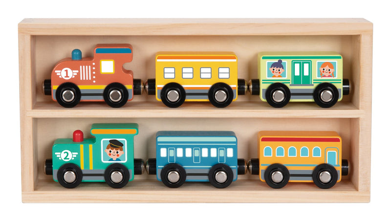 Wooden Train Box Set - Image