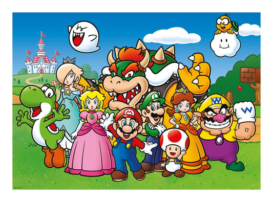 Super Mario XXL 100 Piece Jigsaw Puzzle - Image