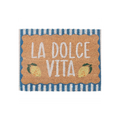 Blue La Dolce Vita Doormat