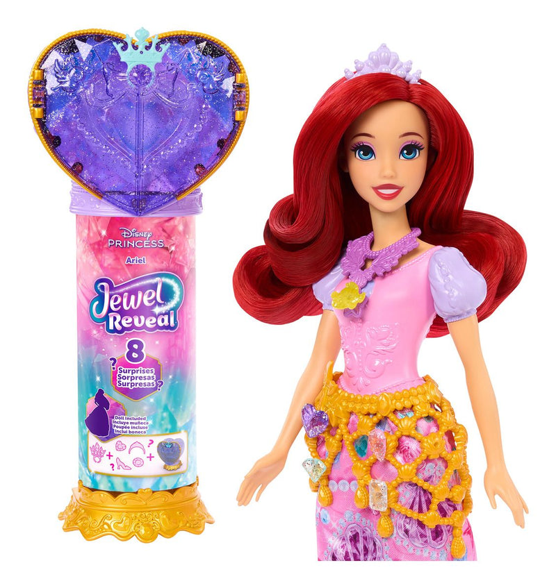 Disney Princess Jewel Reveal Ariel Doll - Image