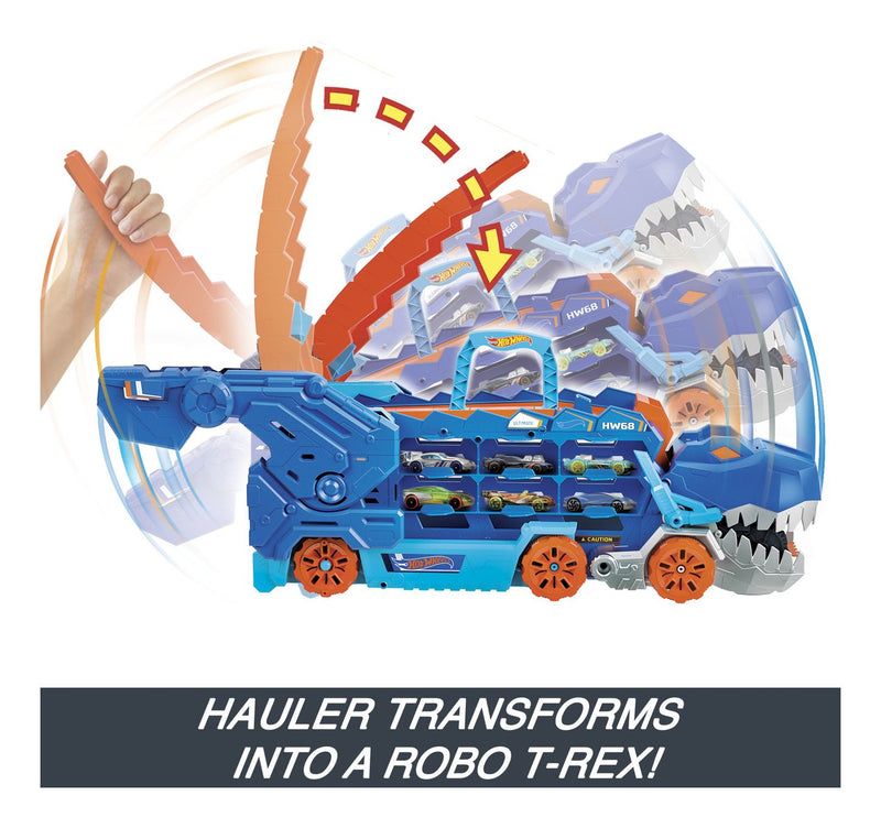 Hot Wheels Ultimate T-Rex Transporter Playset - Image