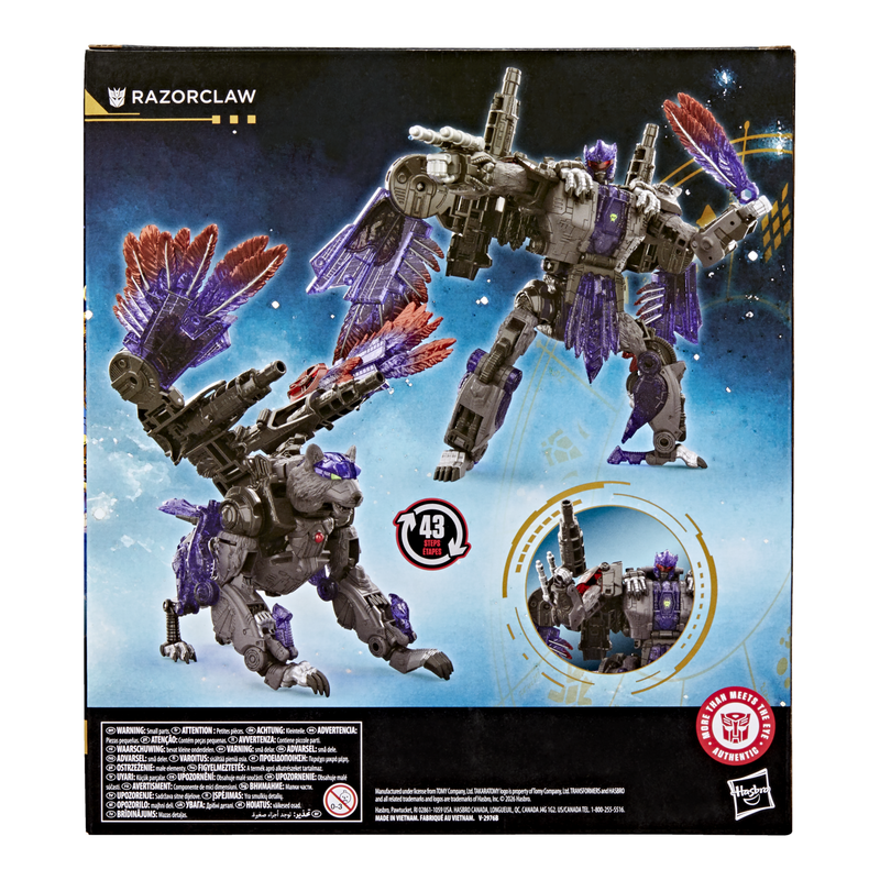 Transformers Age of the Primes Leader Class Razorclaw (Case of 2)