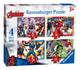 Marvel Avengers 4 In A Box Jigsaw Puzzle