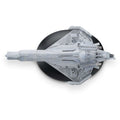 Promellian Battle Cruiser Model Die Cast Ship (Eaglemoss / Star Trek), in display