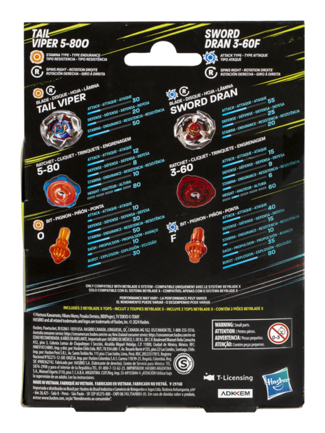 Beyblade X Dual Pack Assortment - Image
