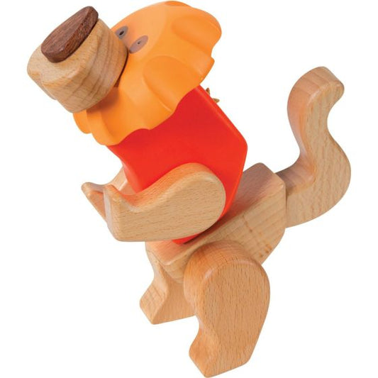 Small Foot Wooden Dino Lion