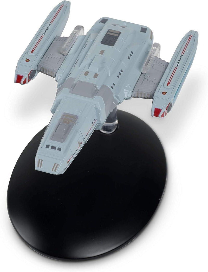 U.S.S Raven NAR-32450 Model Die Cast Ship STDC066 (Eaglemoss / Star Trek), side angle