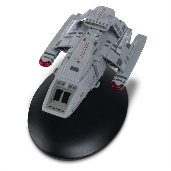 Starfleet Runabout (U.S.S. Orinoco NCC-72905) Model Diecast Shuttle Ship (Eaglemoss / Star Trek), rear view