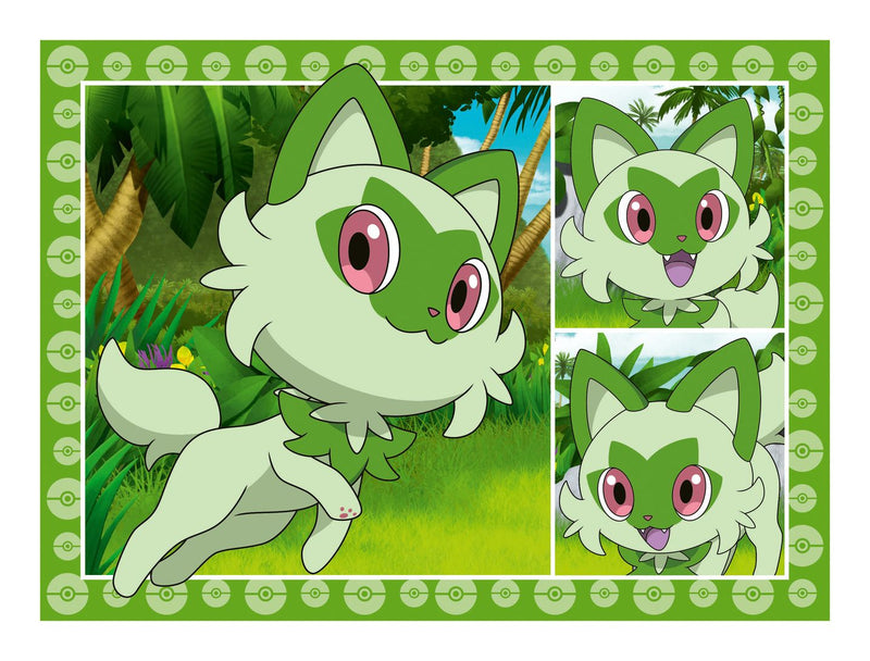 Speedy Puzzle Pokemon 4x35 Piece Jigsaw Puzzles - Image