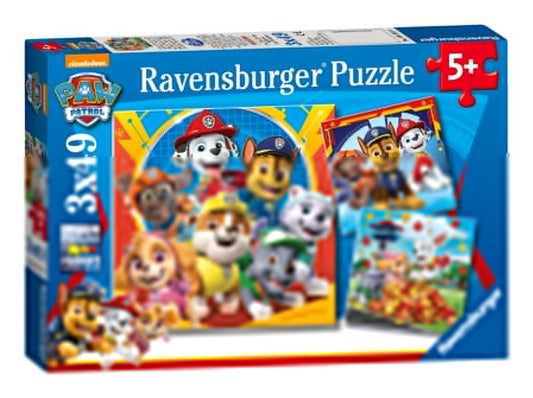 Paw Patrol 3x 49 Piece Jigsaw Puzzles