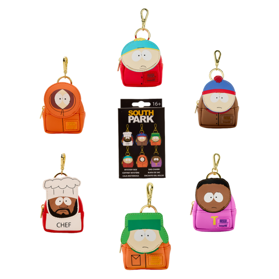 Loungefly - South Park Mini Backpack Bag Charms