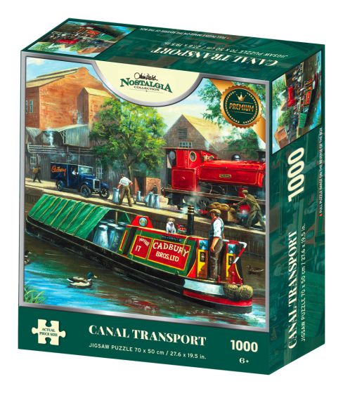 Nostalgia Collection: Canal Transport 1000 Piece Jigsaw Puzzle