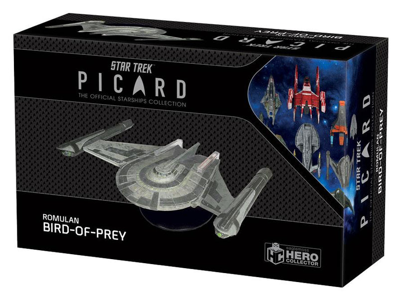 Romulan Bird-of-Prey (23rd century) Model Diecast Ship Picard Universe (Eaglemoss / Star Trek), packaging shot