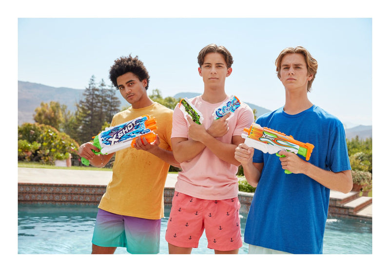 XSHOT Water Fast-Fill Skins Pump Action Assorted - Image