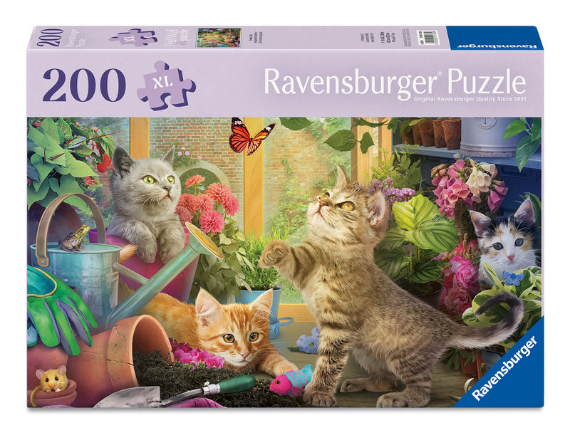 Playful Cats 200 Piece Jigsaw Puzzle