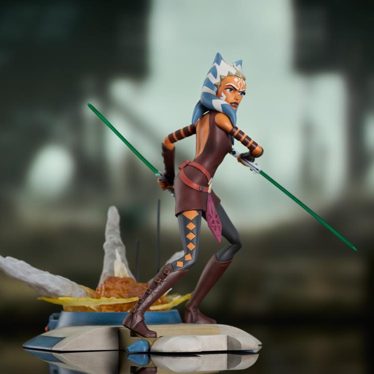 Star Wars Clone Wars Gallery Ahsoka Figure Diorama