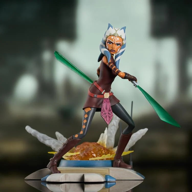 Star Wars Clone Wars Gallery Ahsoka Figure Diorama