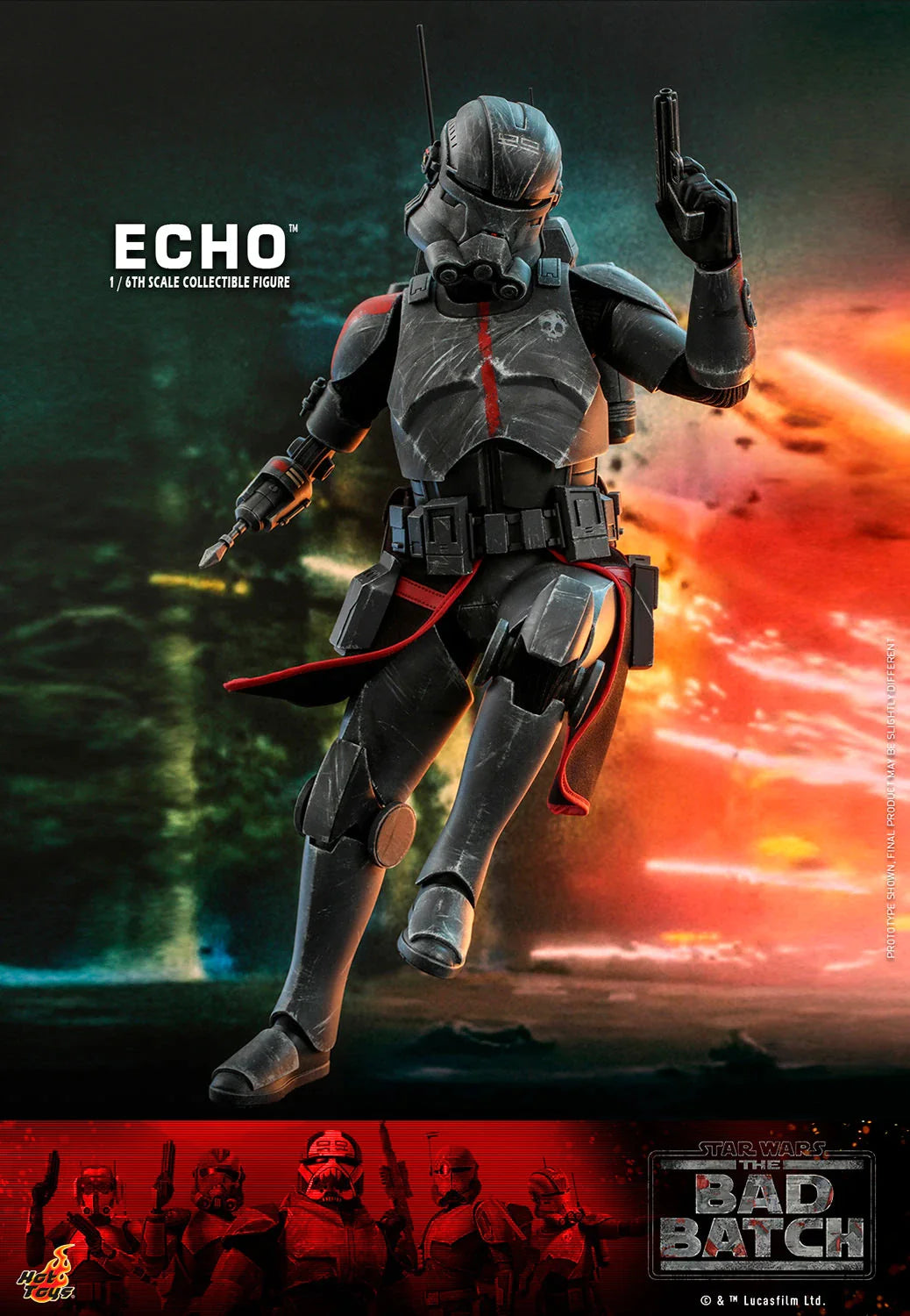 Hot Toys Star Wars The Bad Batch Echo 1/6th Scale Figure