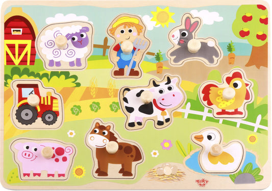 Wooden Farm Puzzle - Image