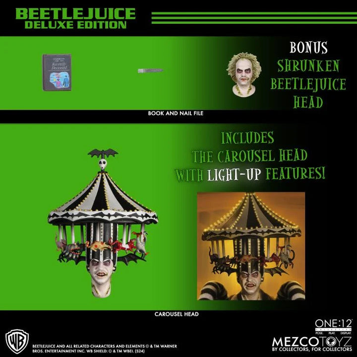 Mezco Beetlejuice (1988) One:12 Collective Beetlejuice Deluxe Edition