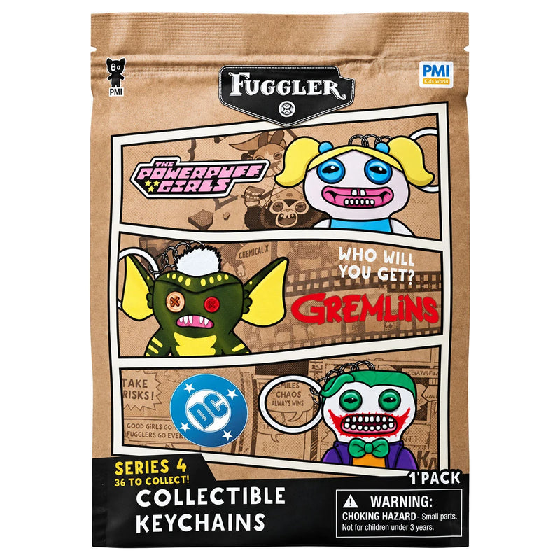 Fuggler The Powerpuff Girls/Gremlins/DC Series 4 Collectible Keychains (Assortment)