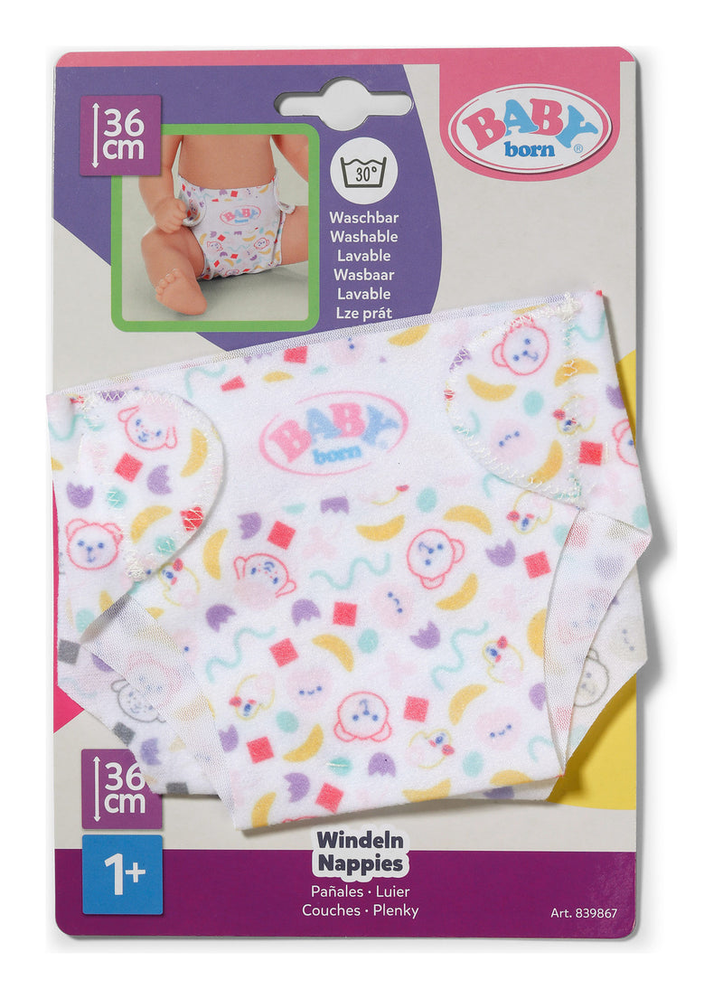 Baby Born Nappies 2 Pack 36cm (Case of 8)