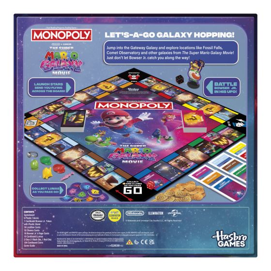 Monopoly: The Super Mario Galaxy Movie Edition Board Game