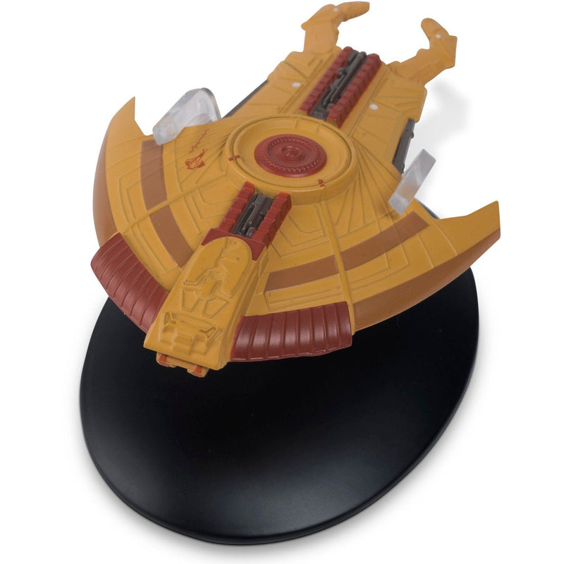 Cardassian Hideki Starship Model Die Cast Ship (Eaglemoss / Star Trek), side angle