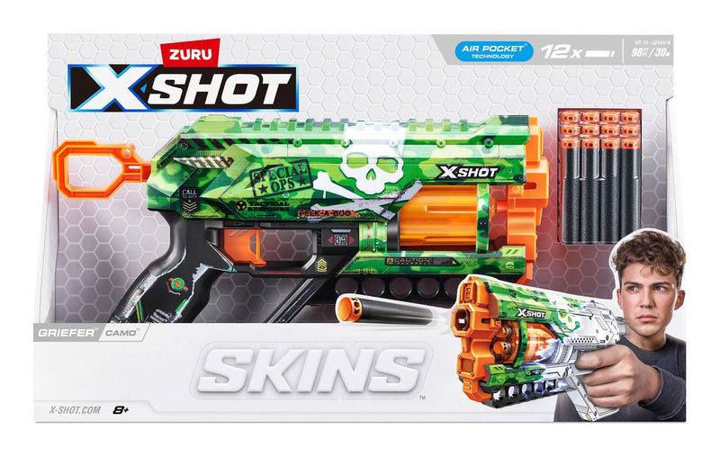 XSHOT Skins Griefer Blaster (12 Darts) - Image