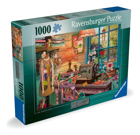 My Haven No 4, The Sewing Shed 1000 Piece Jigsaw Puzzle